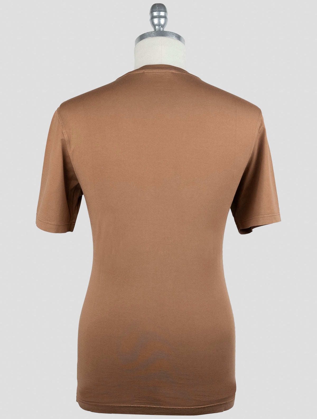 Gran Sasso Brown Cotton T-Shirt 3