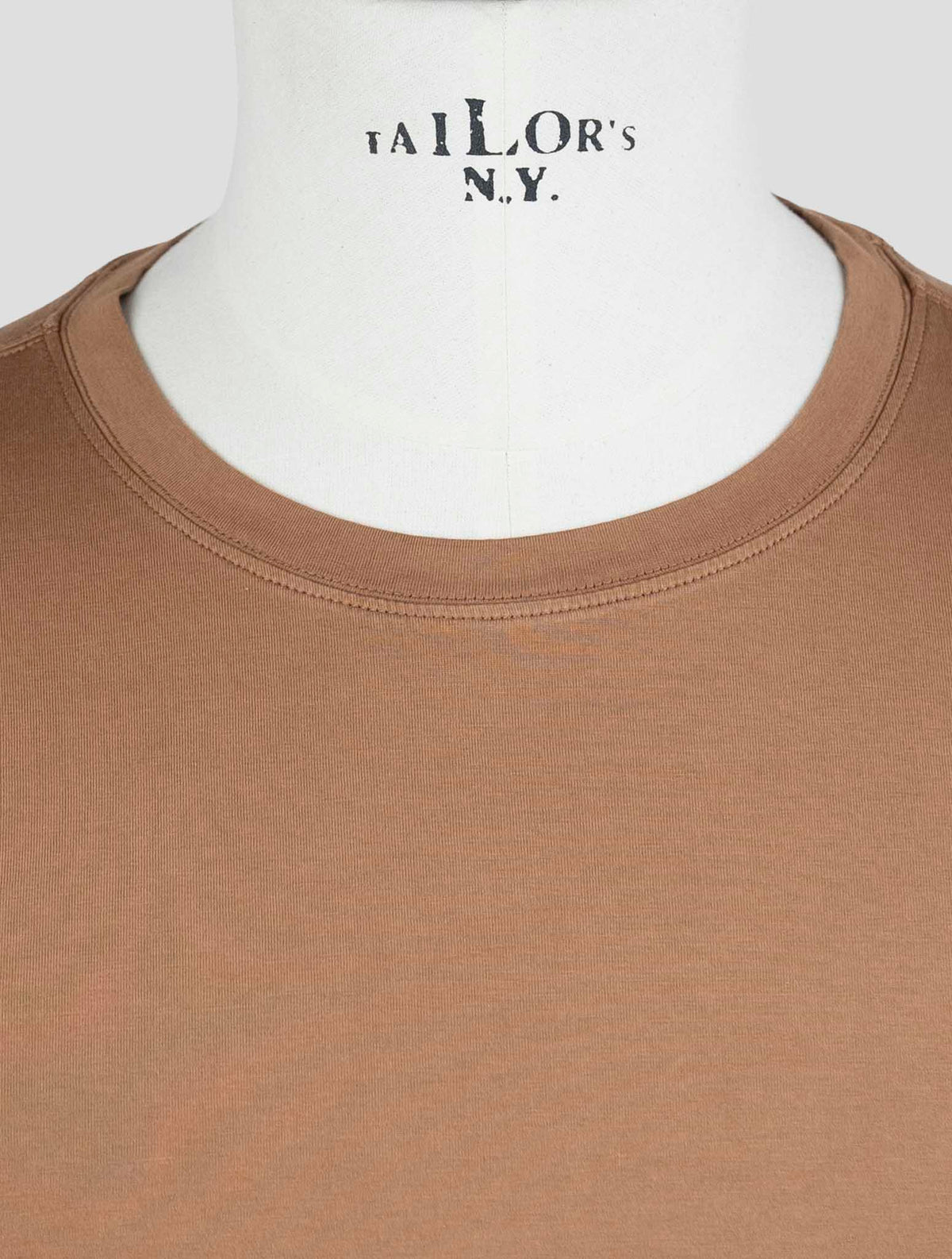 Gran Sasso Brown Cotton T-Shirt 4