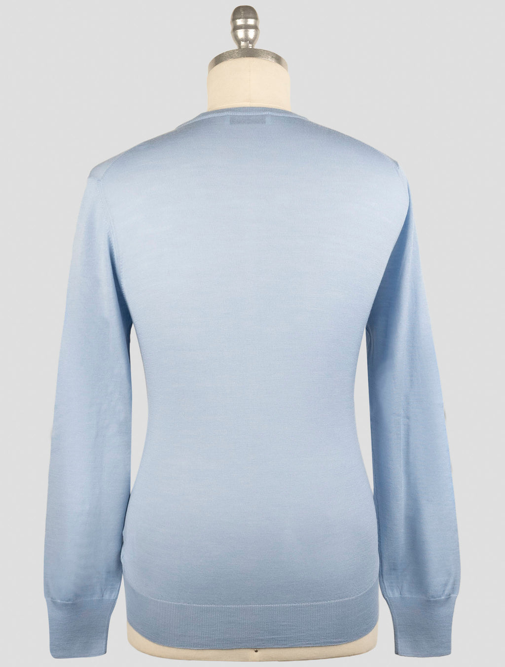 Gran Sasso Light Blue Virgin Wool Sweater Crewneck 3