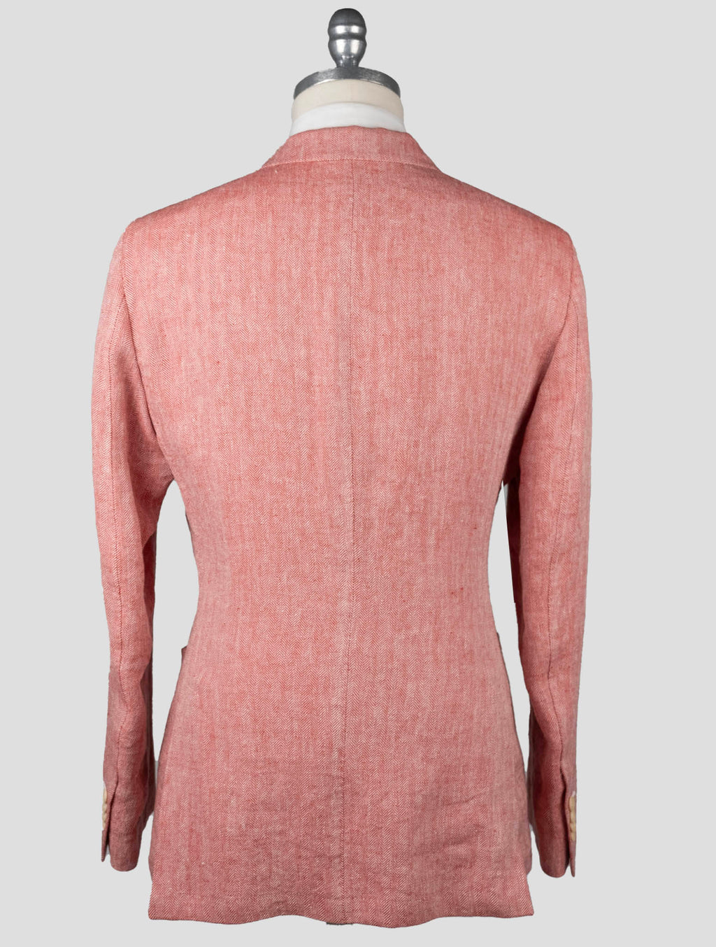 Isaia Red Linen Blazer 7