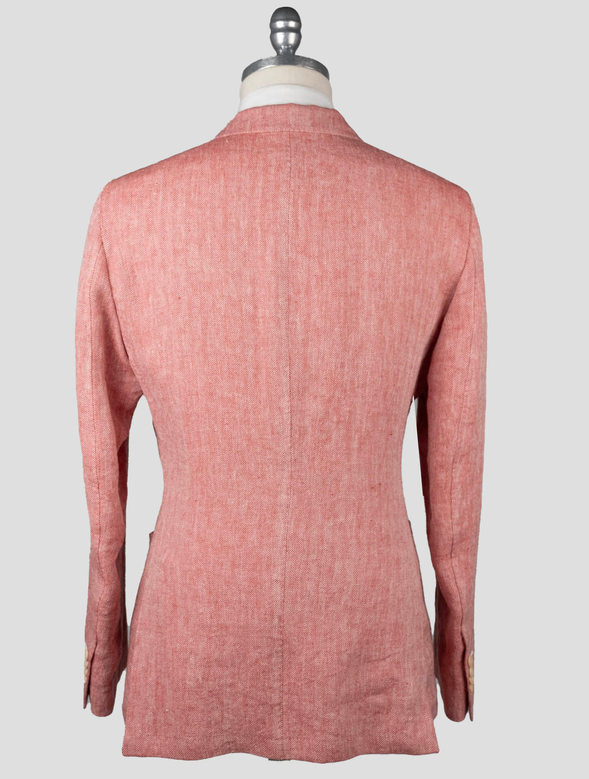 Isaia Red Linen Blazer 7