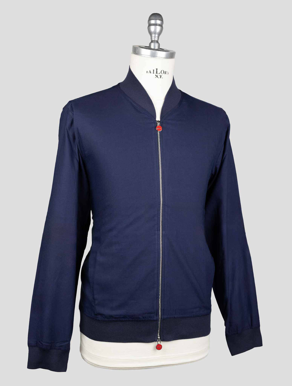 Kiton Blue Linen Coat KCZ20 2