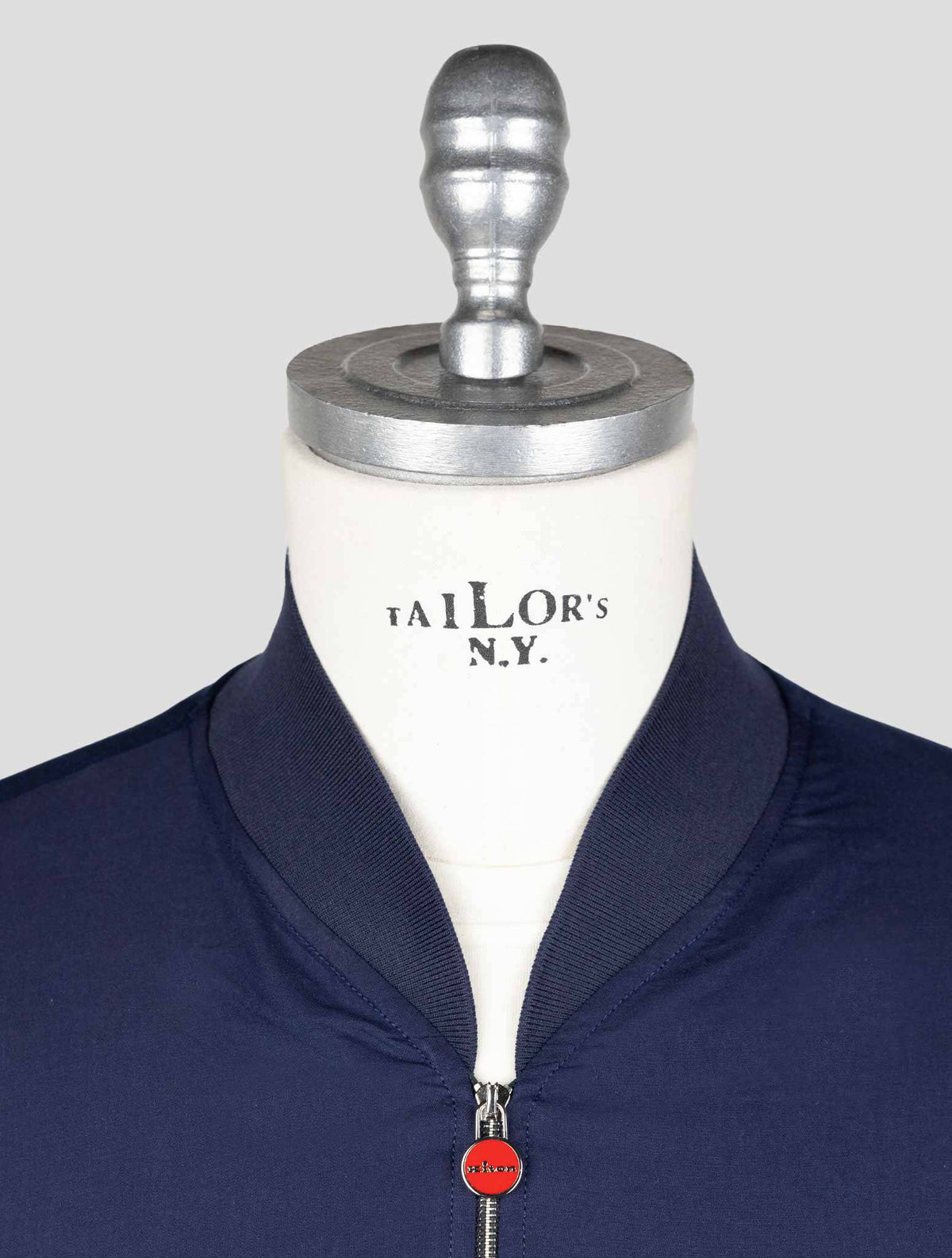 Kiton Blue Linen Coat KCZ20 5