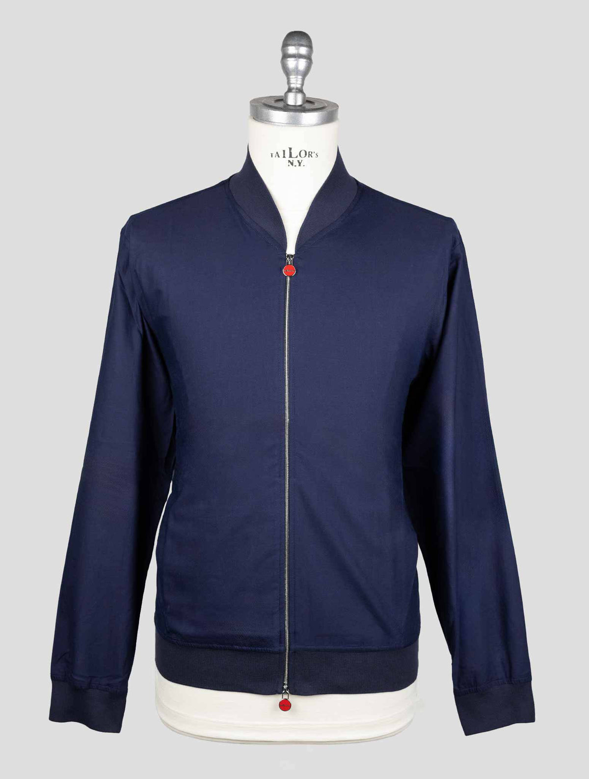 Kiton Blue Linen Coat KCZ20 6
