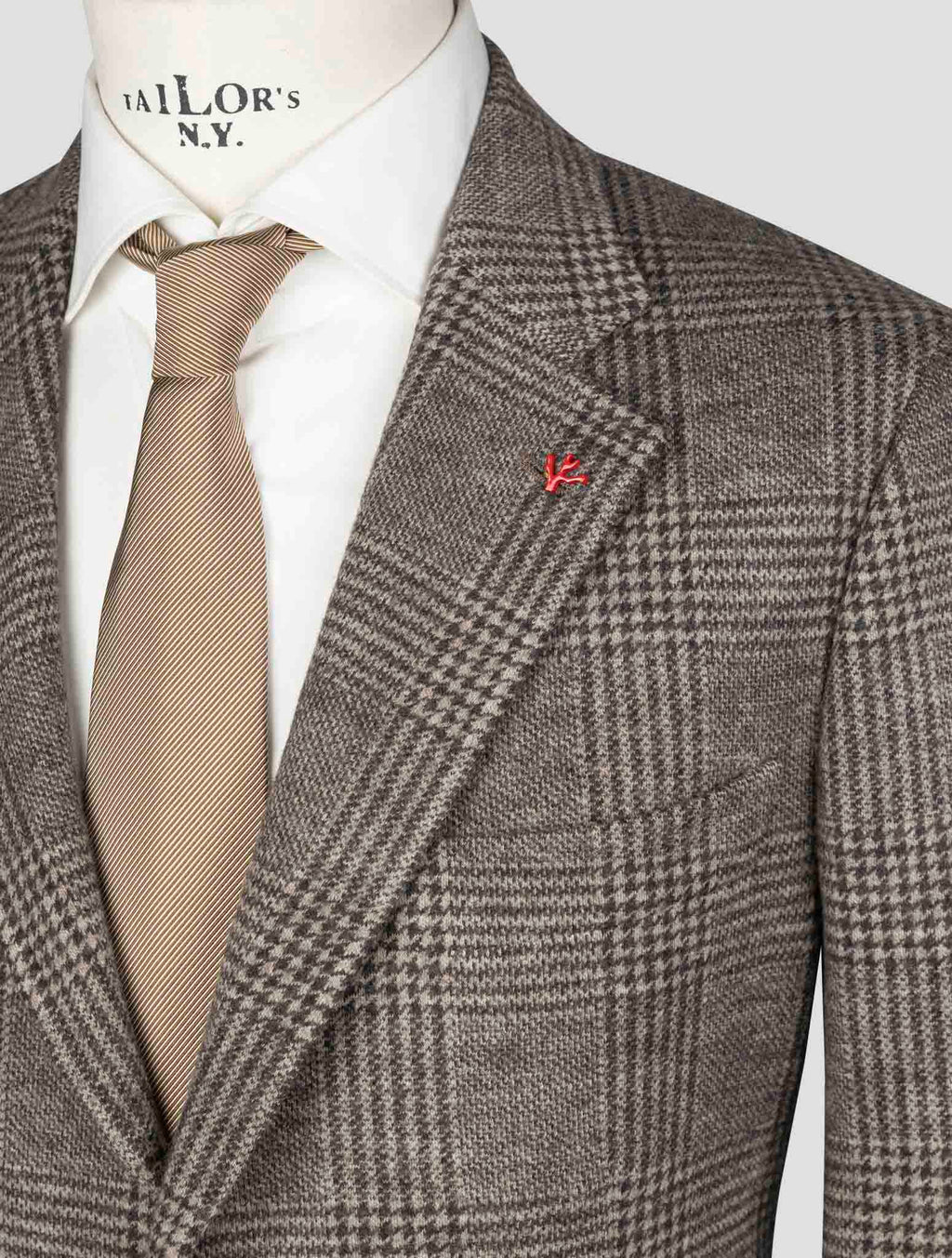 Isaia Brown Wool Blazer 5