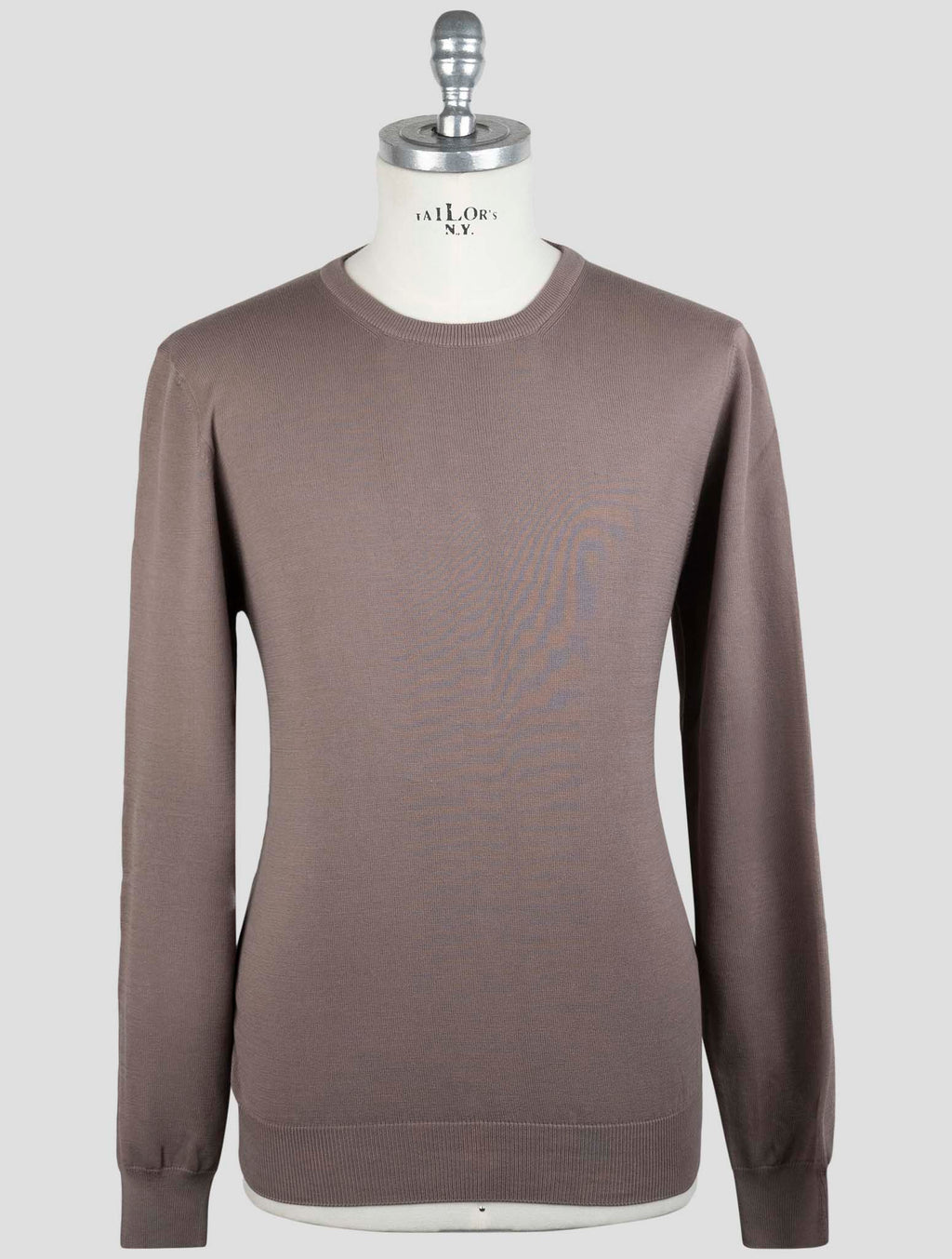 Gran Sasso Brown Cotton Sweater Crewneck 1