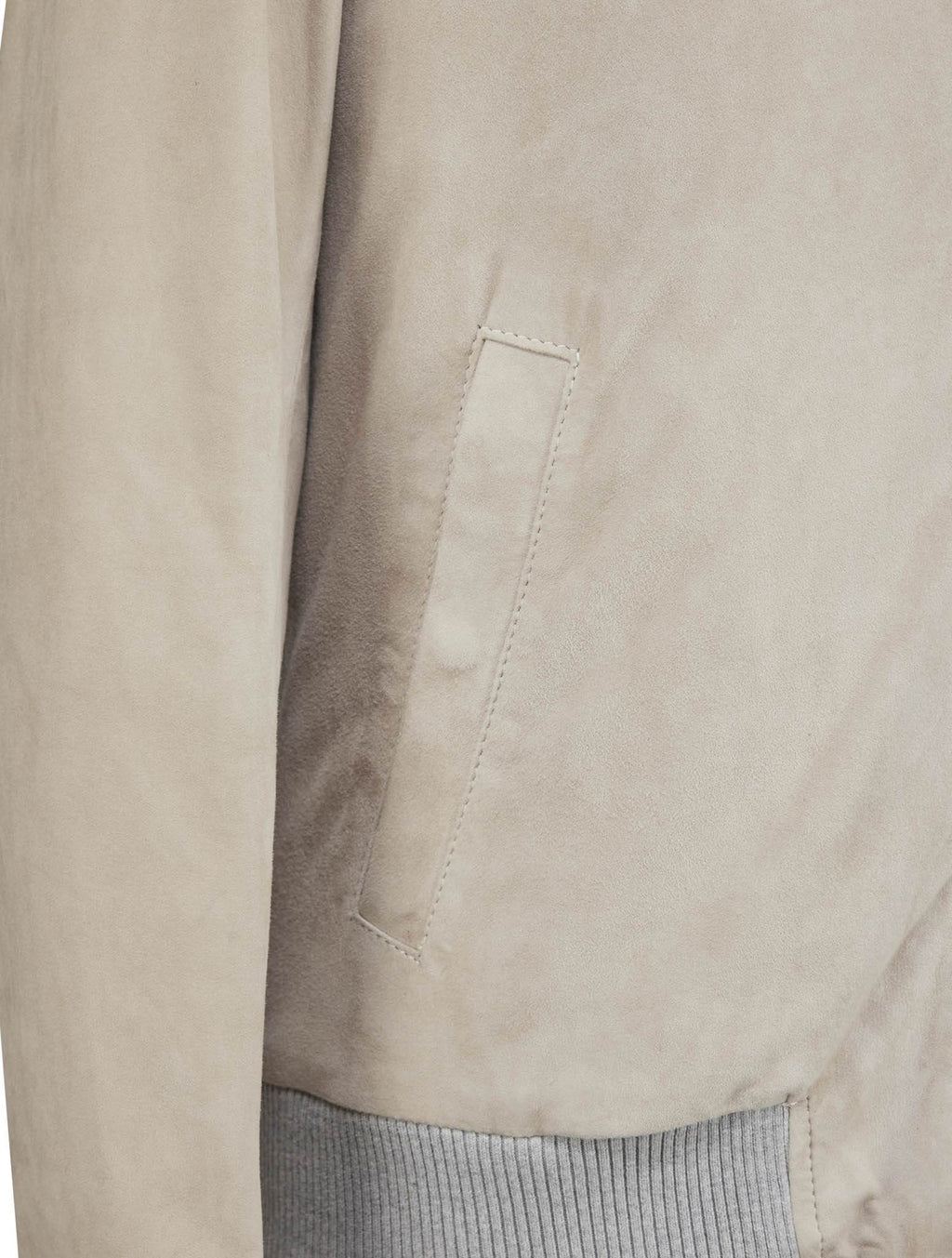 Luigi Borrelli Beige Leather Suede Coat 6