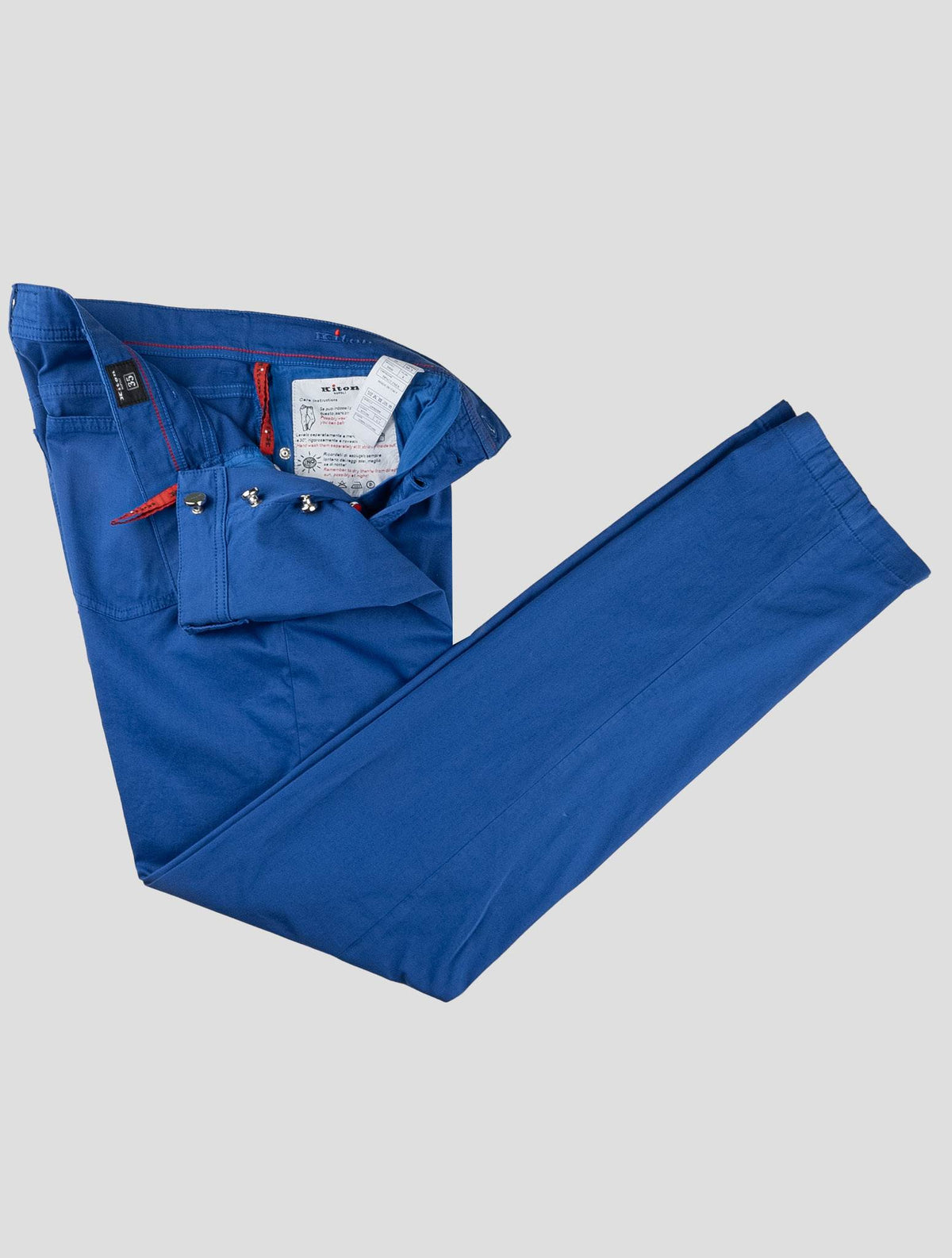 Kiton Blue Cotton Ea Jeans 2