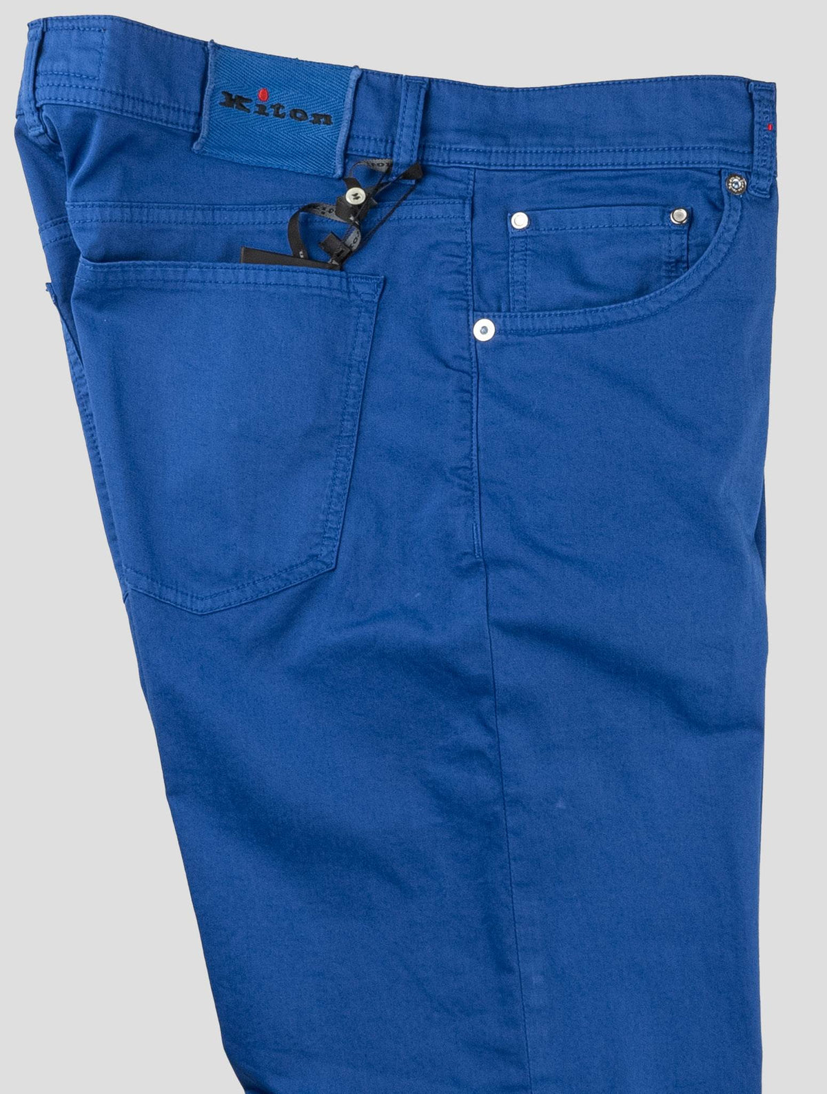 Kiton Blue Cotton Ea Jeans 3