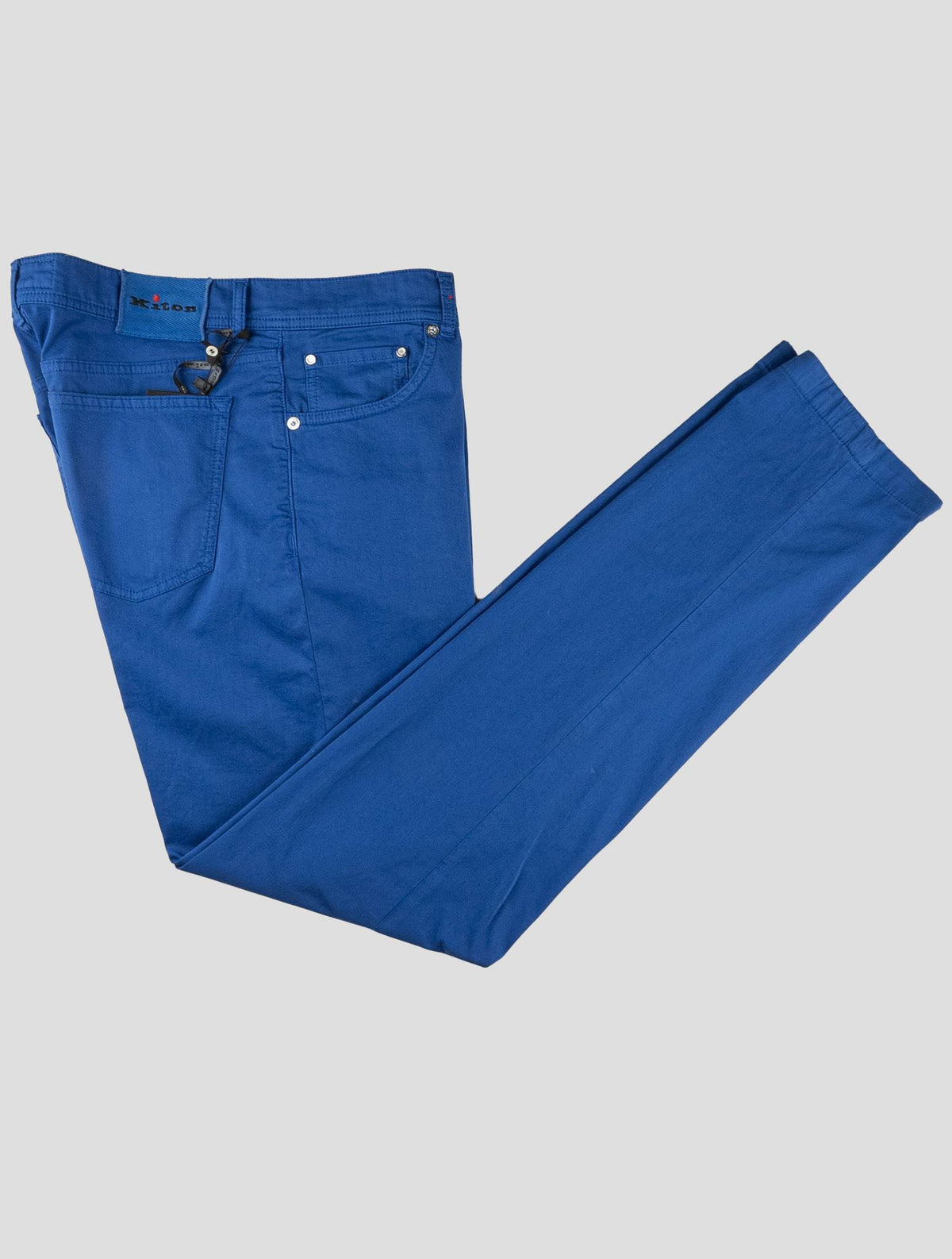 Kiton Blue Cotton Ea Jeans 4