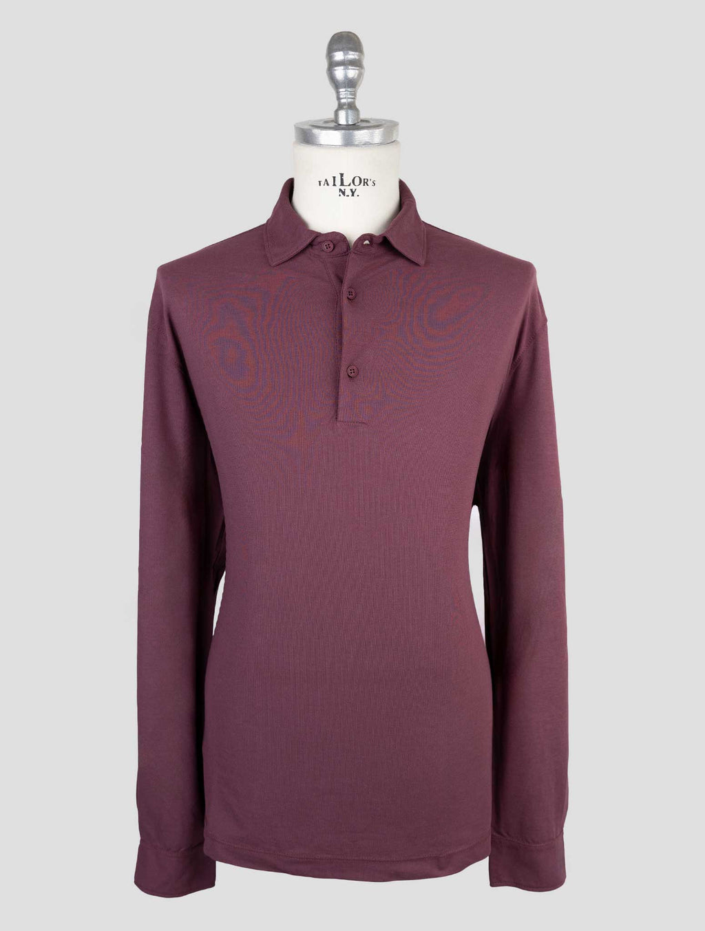 Kired Burgundy Cotton Sweater Polo 1