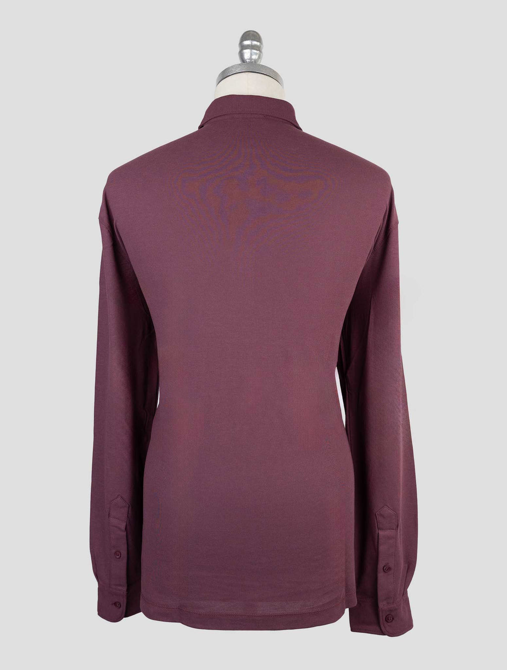 Kired Burgundy Cotton Sweater Polo 3