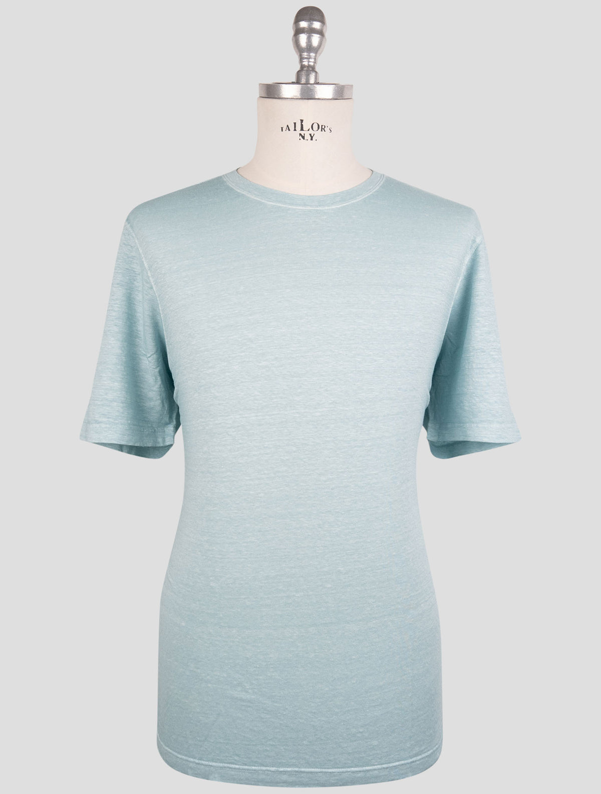 Gran Sasso Light Blue Linen Ea T-Shirt 1