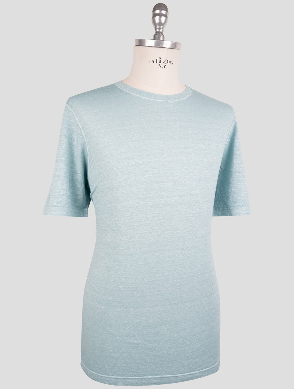 Gran Sasso Light Blue Linen Ea T-Shirt 2