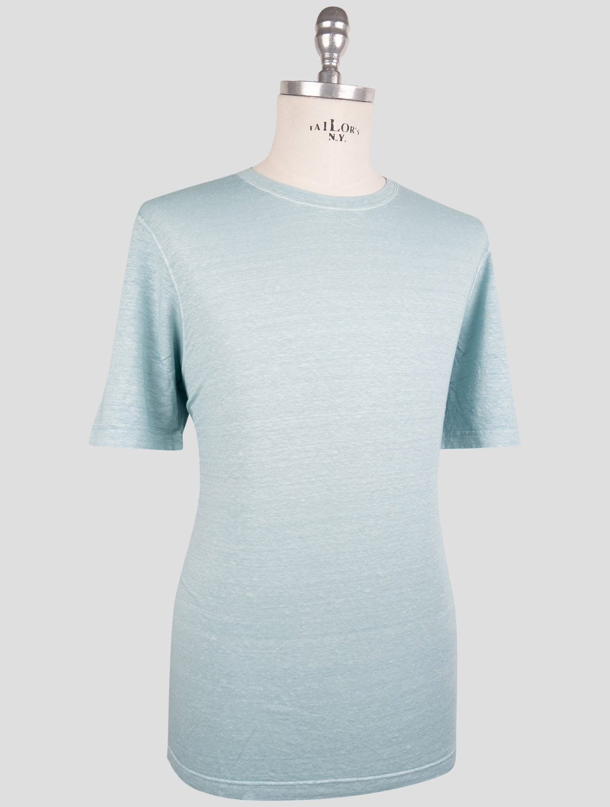 Gran Sasso Light Blue Linen Ea T-Shirt 2