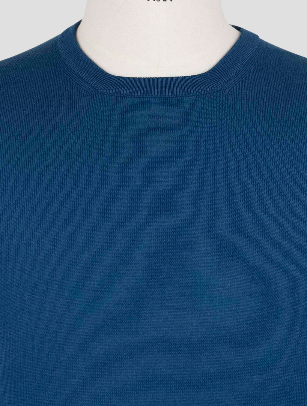 Gran Sasso Blue Cotton Sweater Crewneck 4