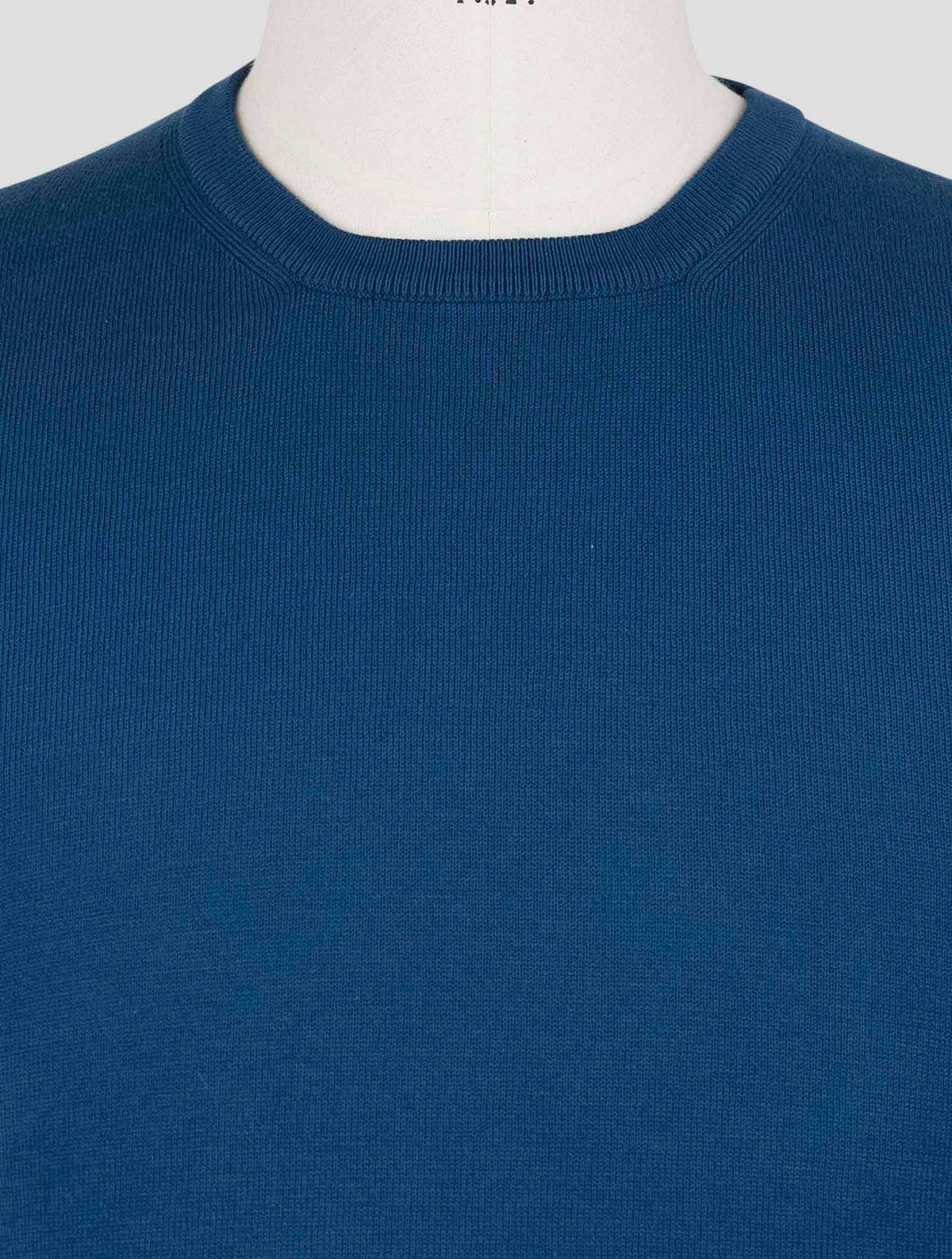 Gran Sasso Blue Cotton Sweater Crewneck 4