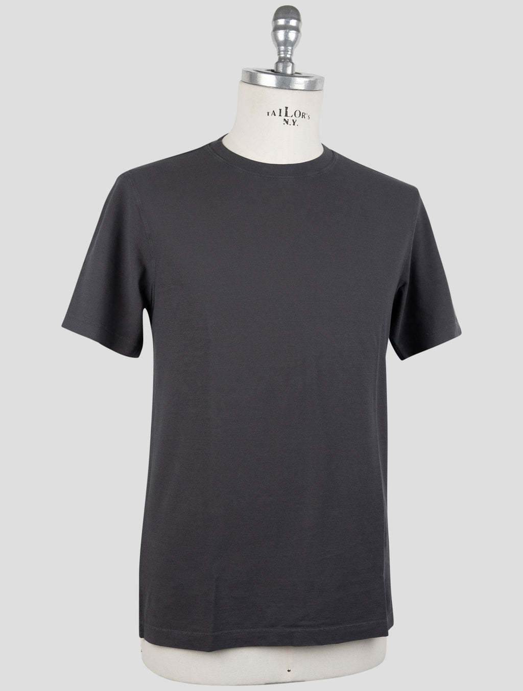 Gran Sasso Gray Cotton T-Shirt 2