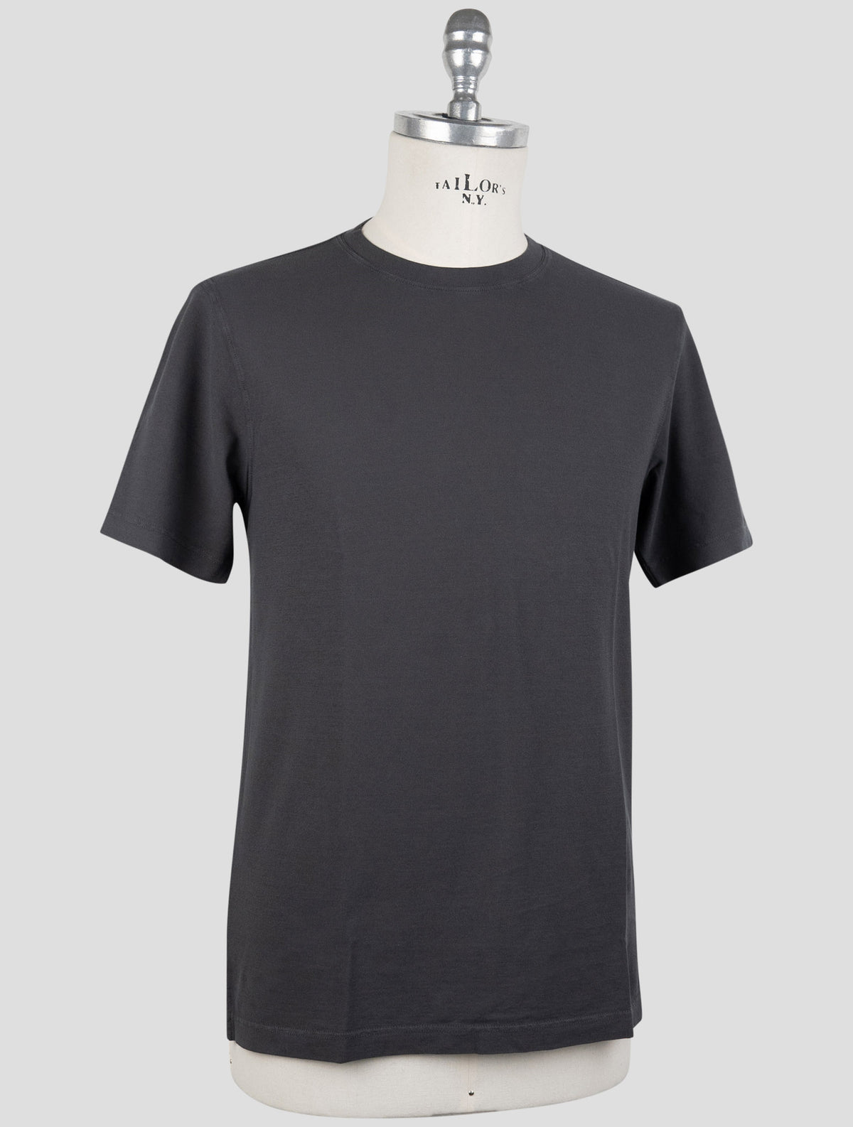Gran Sasso Gray Cotton T-Shirt 2