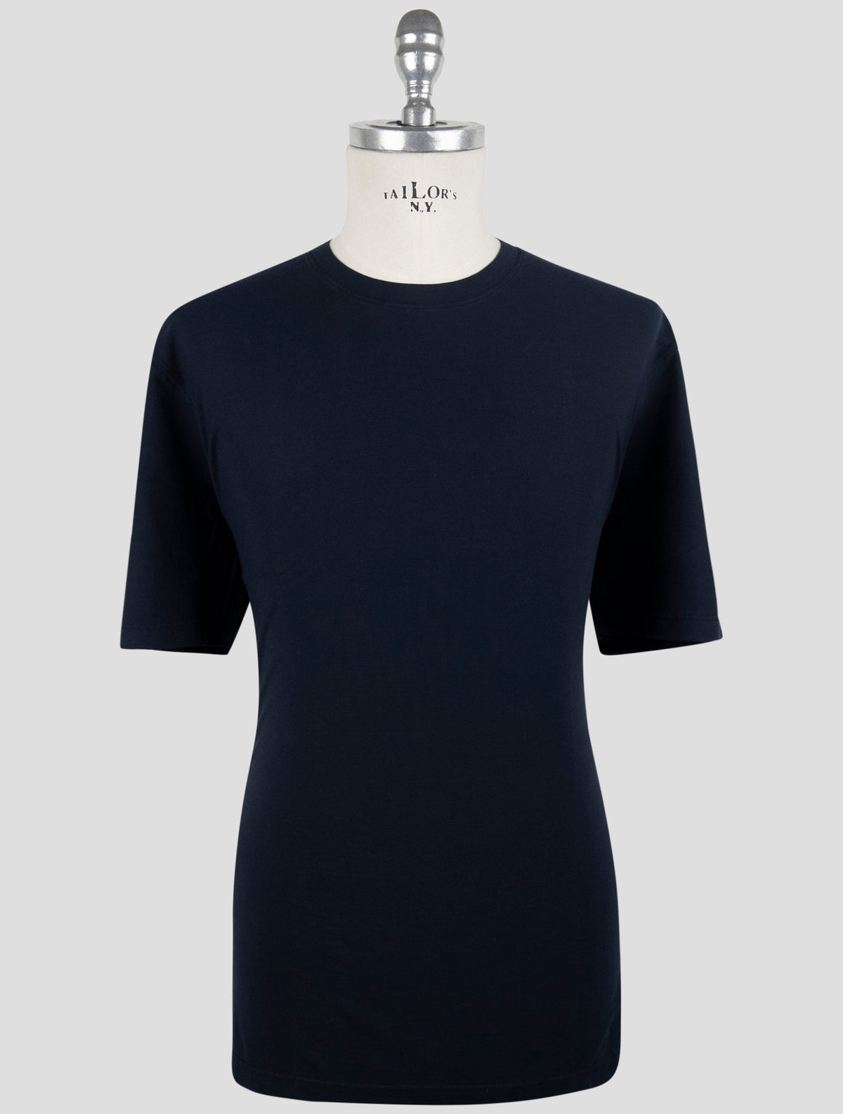 Gran Sasso Blue Navy Cotton T-Shirt 1