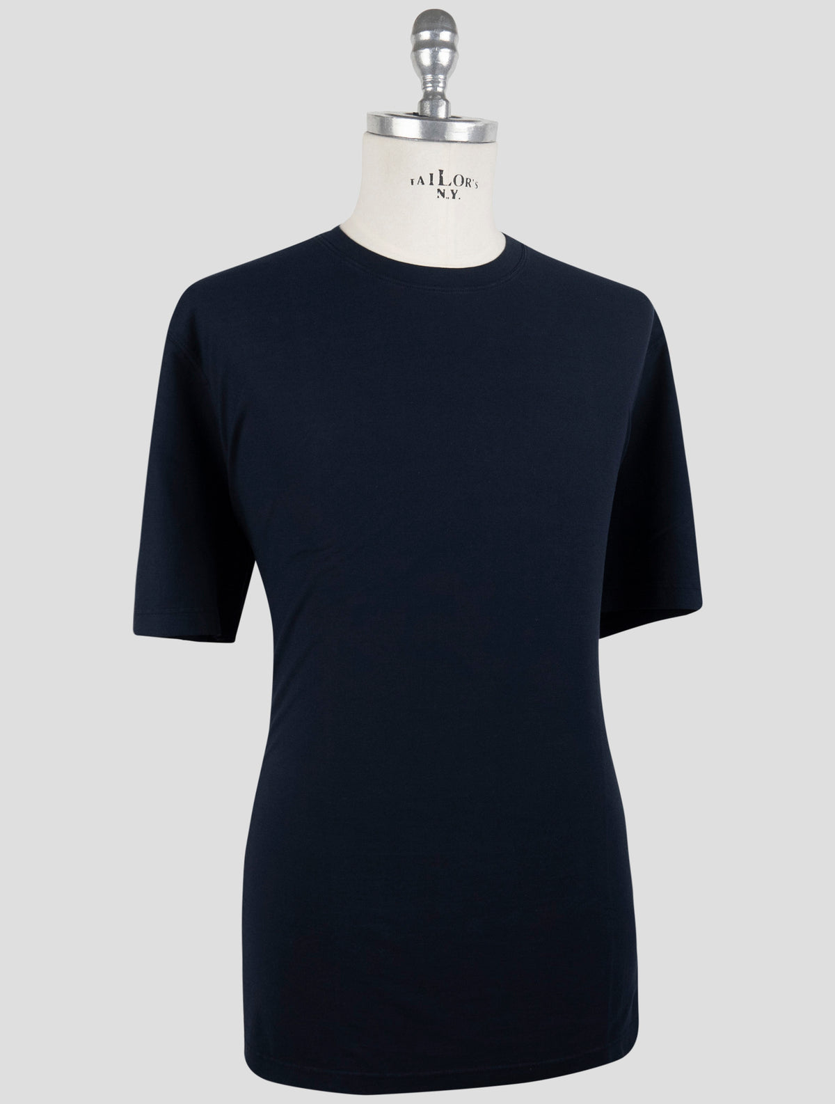 Gran Sasso Blue Navy Cotton T-Shirt 2