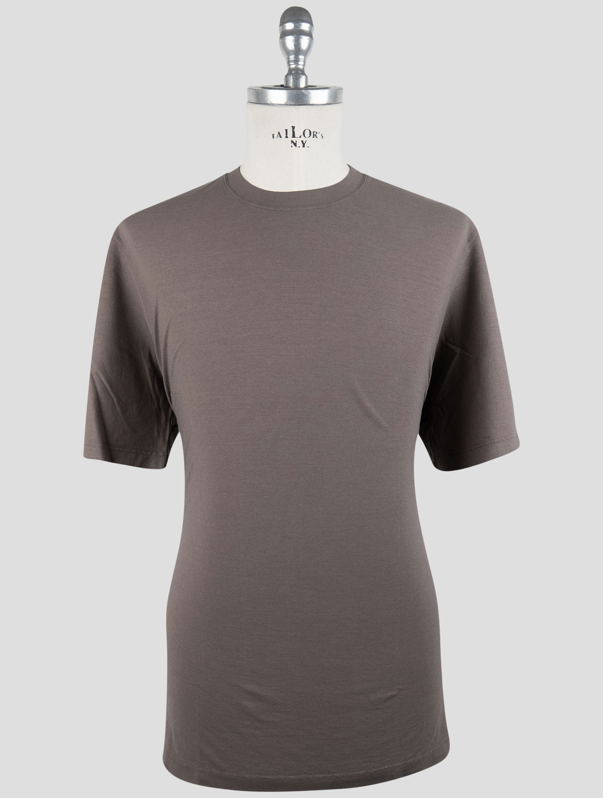 Gran Sasso Brown Cotton T-Shirt 1