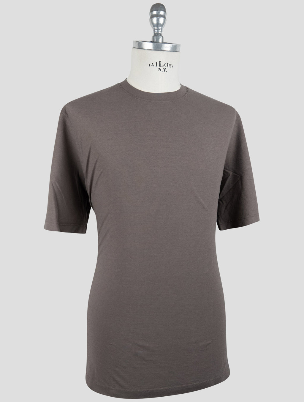 Gran Sasso Brown Cotton T-Shirt 2