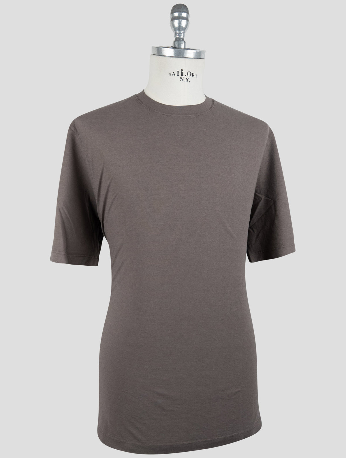 Gran Sasso Brown Cotton T-Shirt 2
