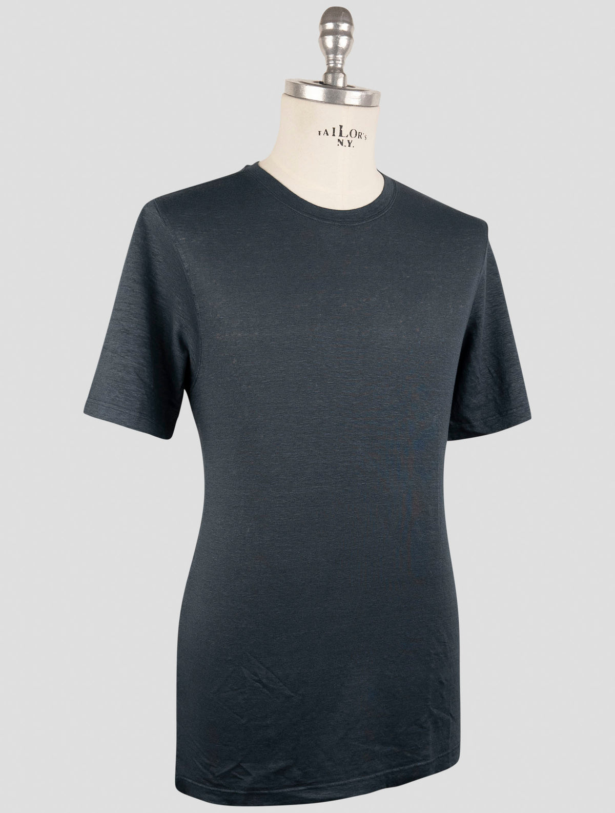Gran Sasso Blue Linen Ea T-Shirt 2