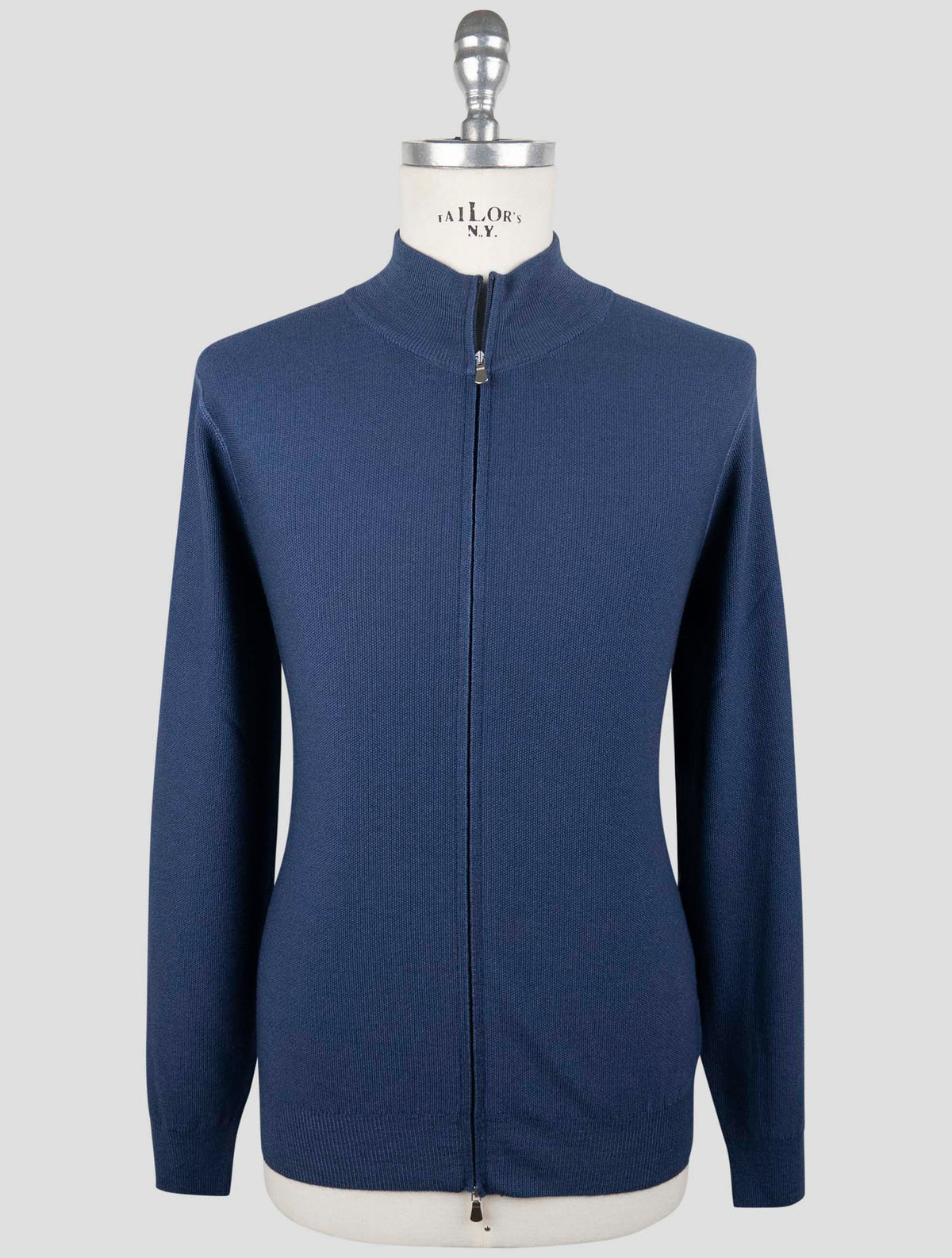 Gran Sasso Blue Virgin Wool Coat 1
