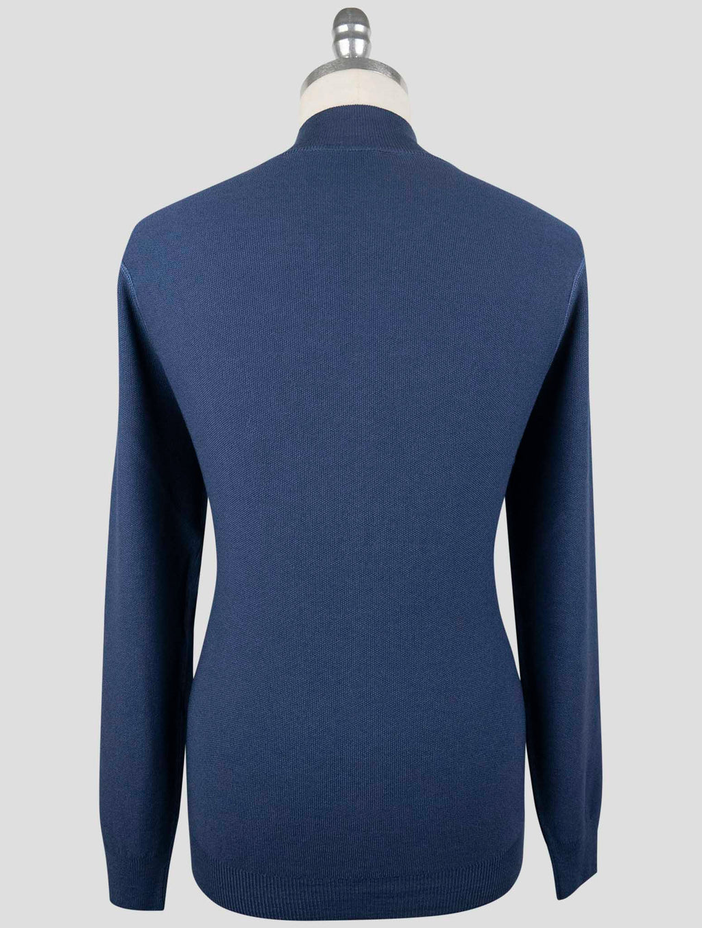Gran Sasso Blue Virgin Wool Coat 3