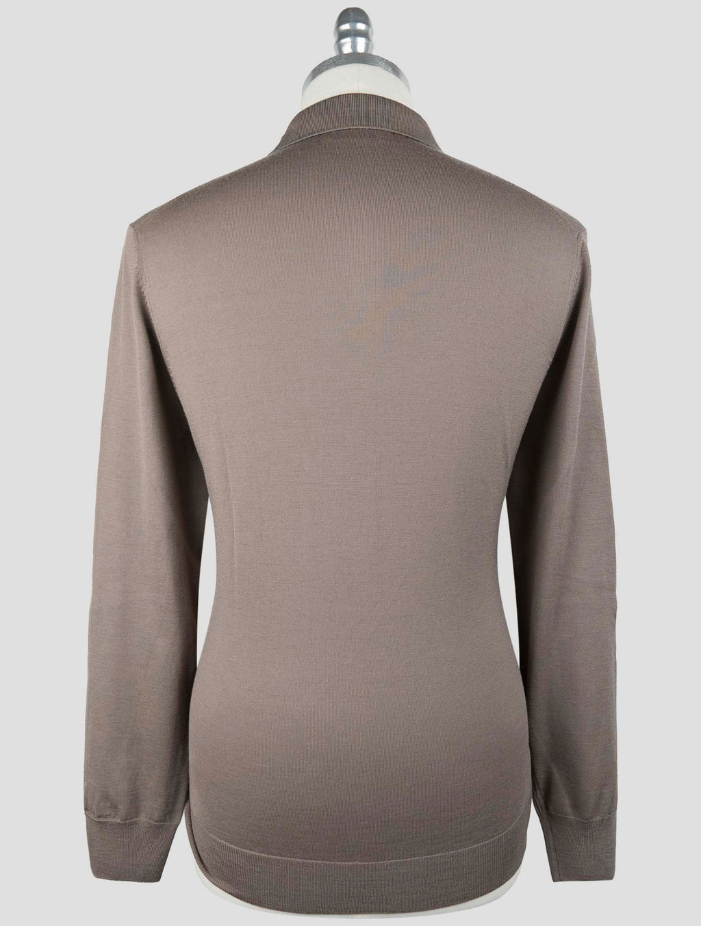 Gran Sasso Brown Virgin Wool Sweater Polo 3