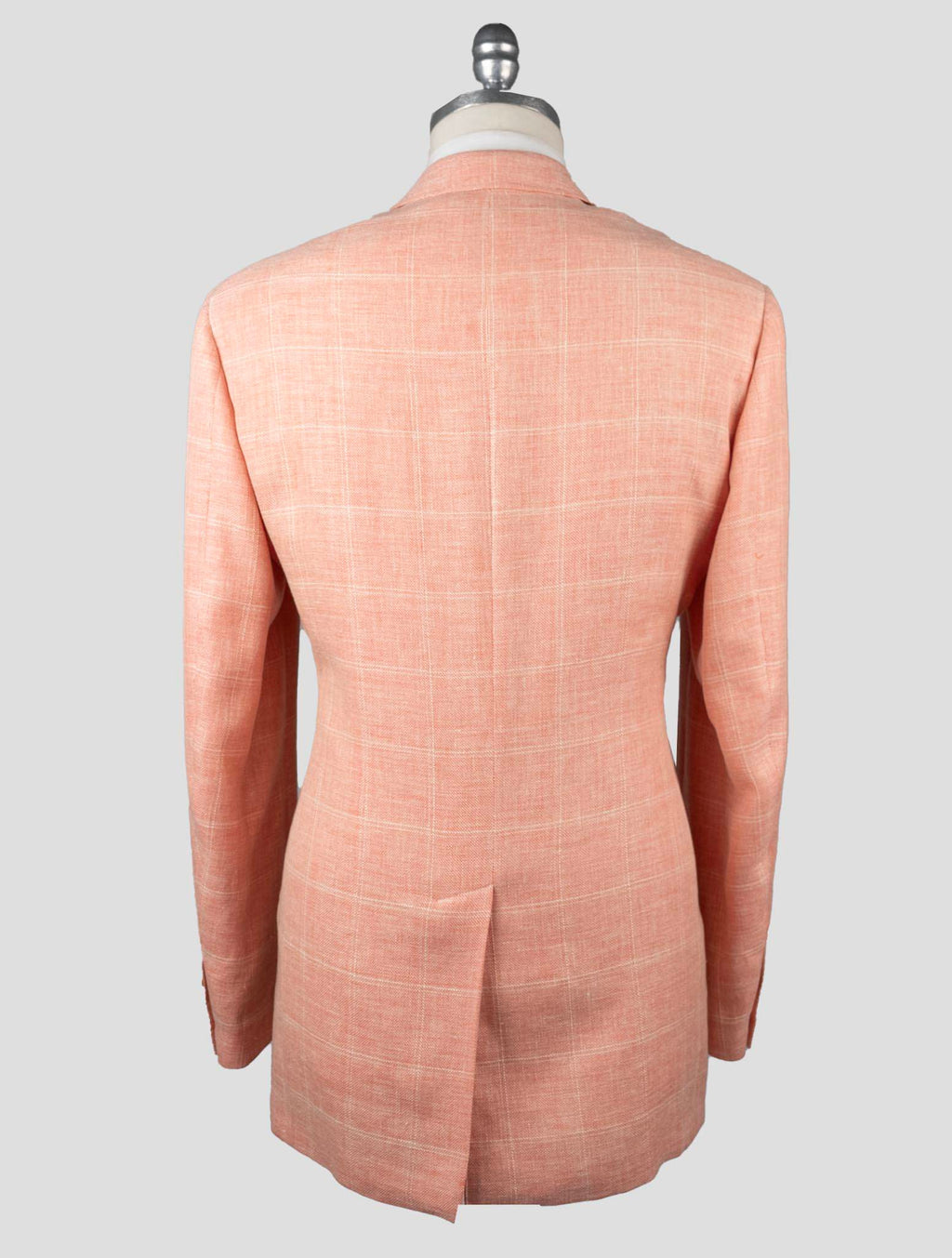 Isaia Orange Linen Wool Silk Blazer 7