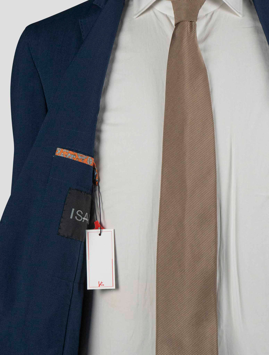 Isaia Blue Virgin Wool Blazer 4