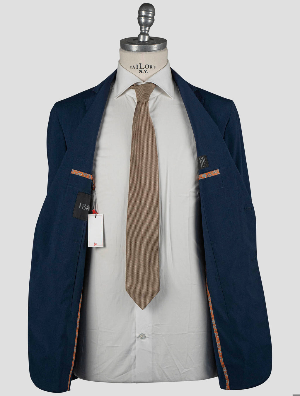 Isaia Blue Virgin Wool Blazer 5