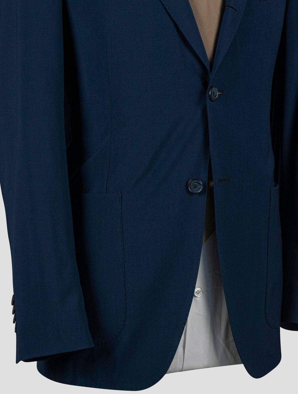 Isaia Blue Virgin Wool Blazer 8