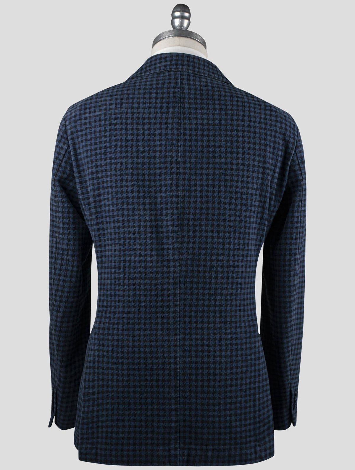 Isaia Blue Black Cotton Blazer 10