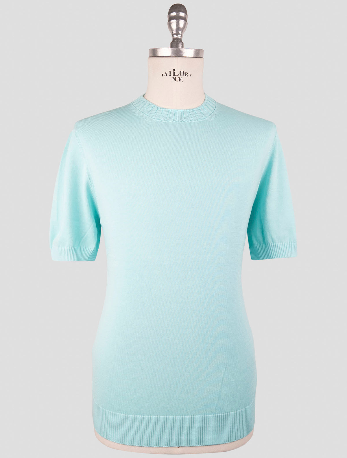 Gran Sasso Light Blue Cotton T-Shirt 1
