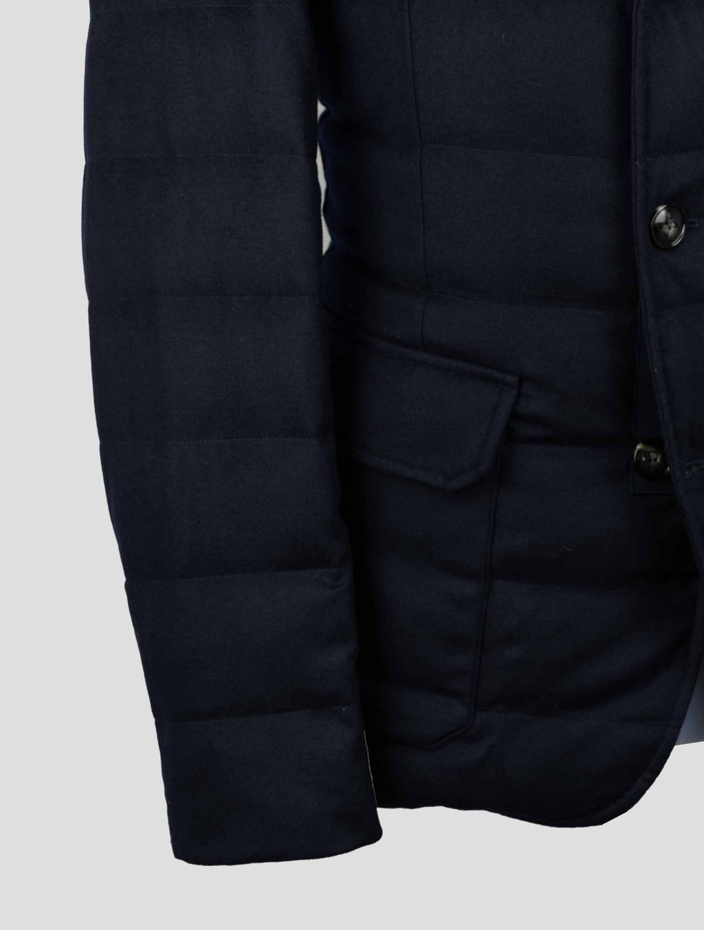 Kiton Blue Navy Cashmere Ea Coat 4