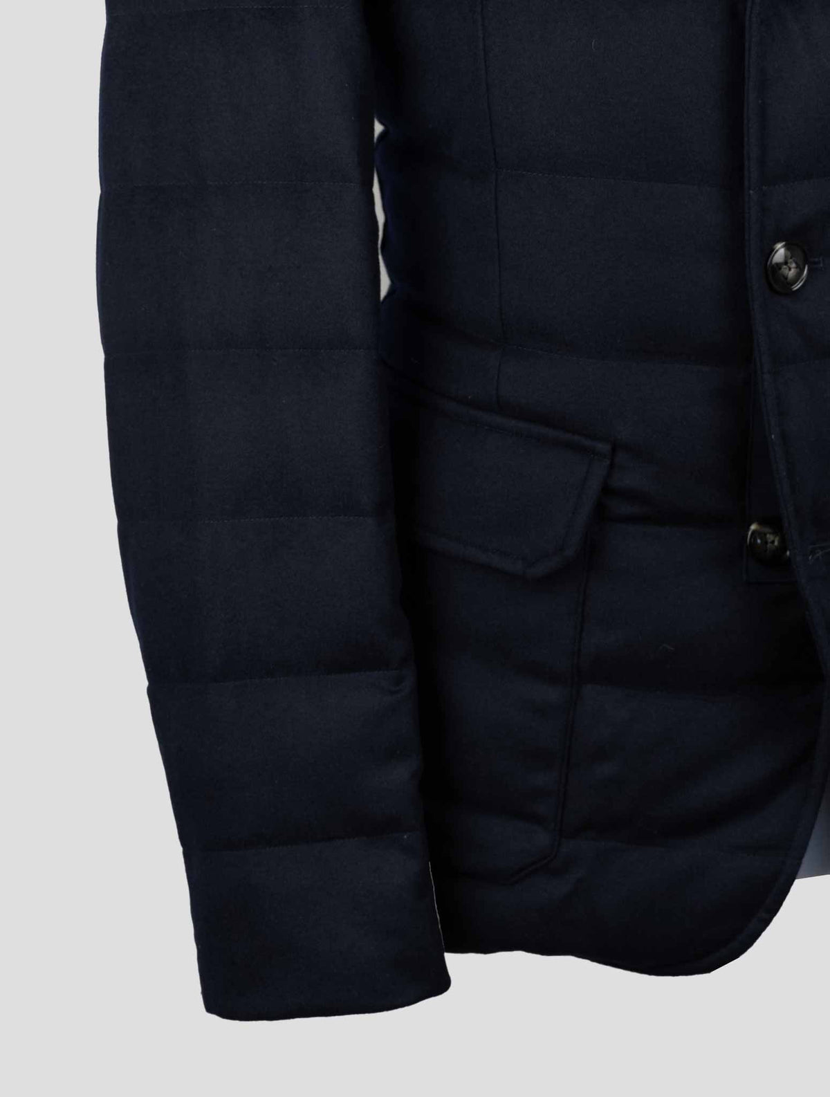 Kiton Blue Navy Cashmere Ea Coat 4