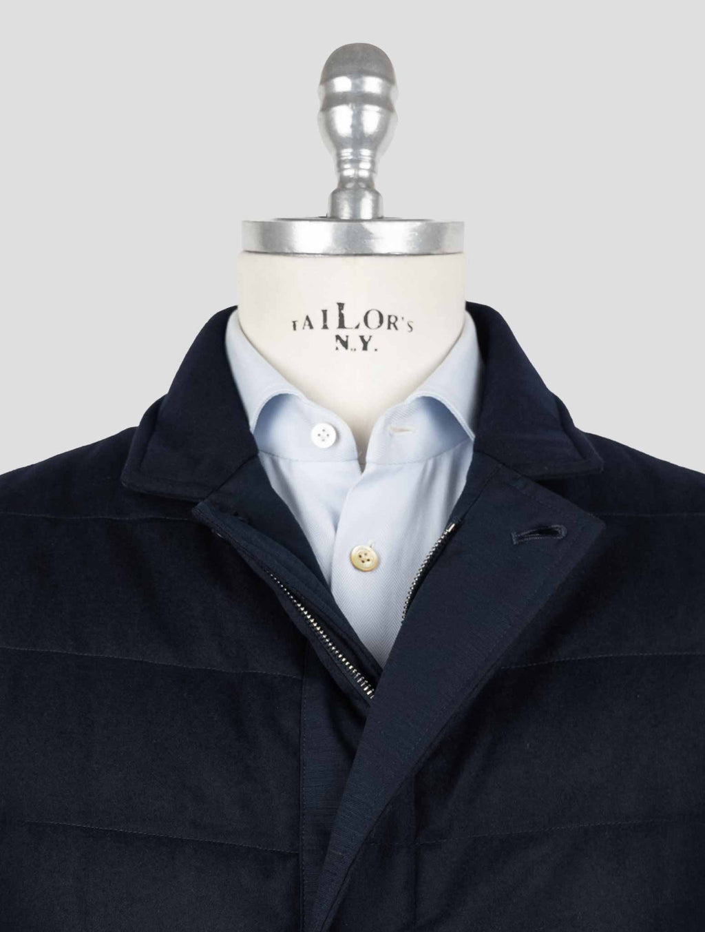 Kiton Blue Navy Cashmere Ea Coat 5