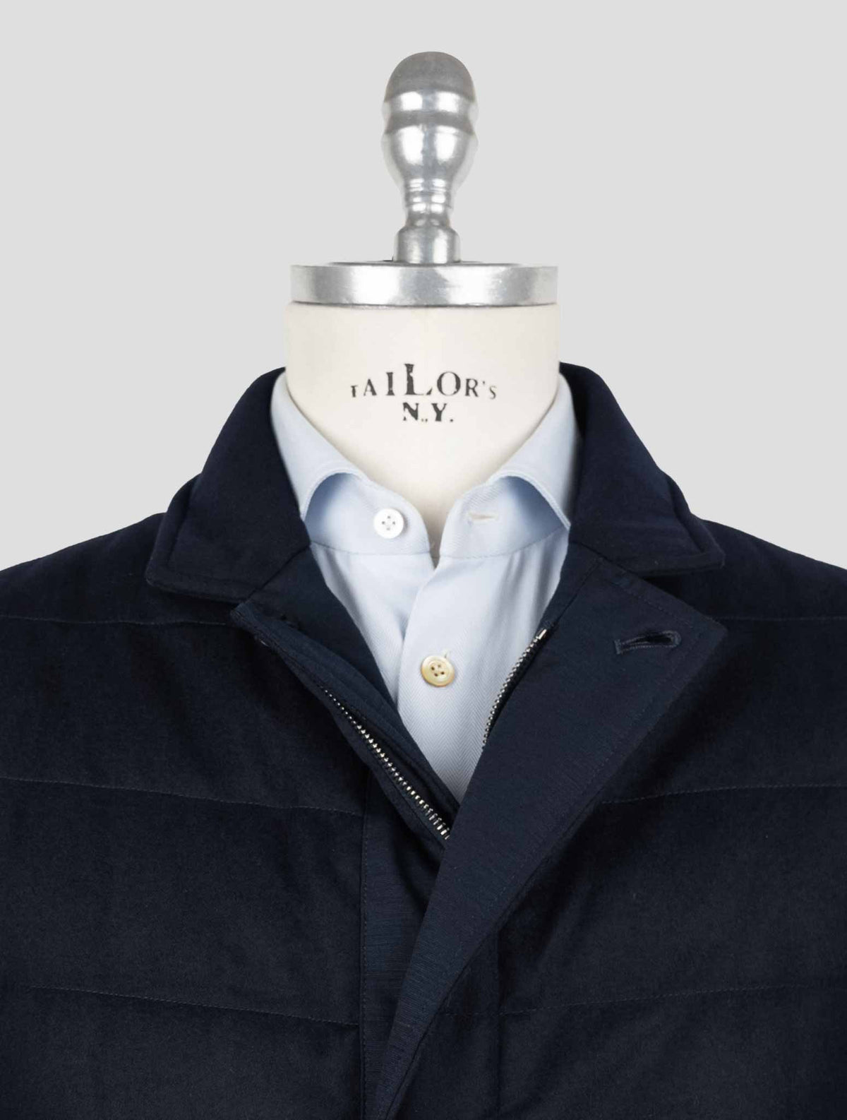 Kiton Blue Navy Cashmere Ea Coat 5