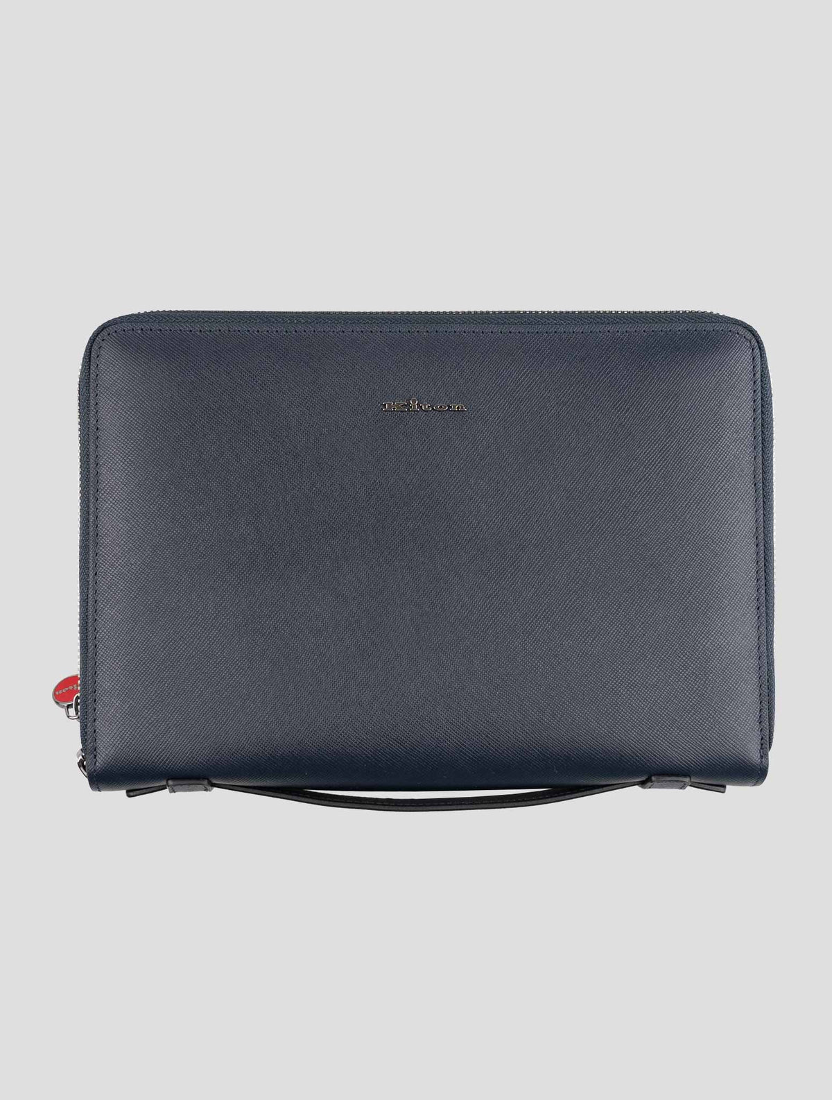 Kiton Blue Leather Document Holder 1