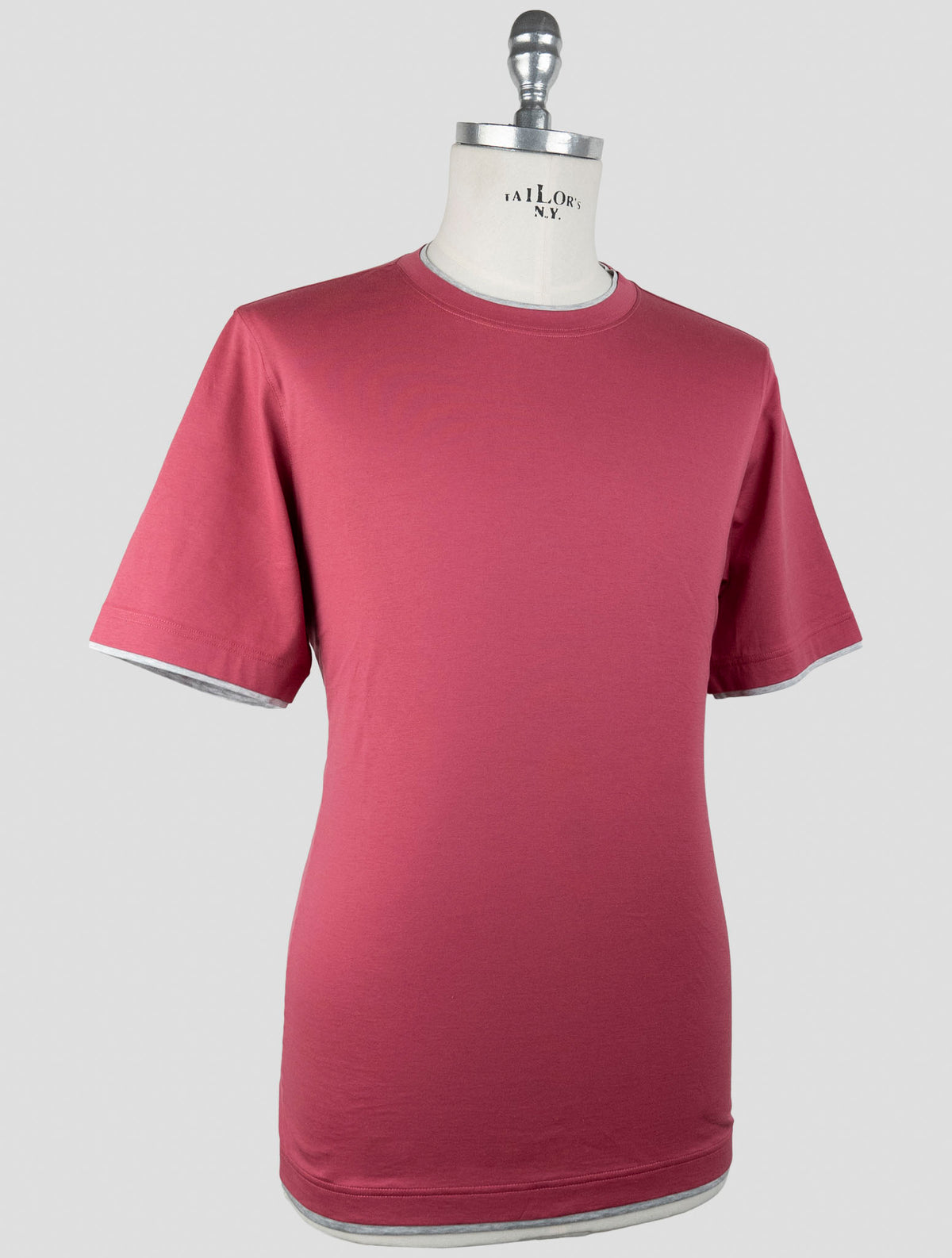 Gran Sasso Red Cotton T-Shirt 2