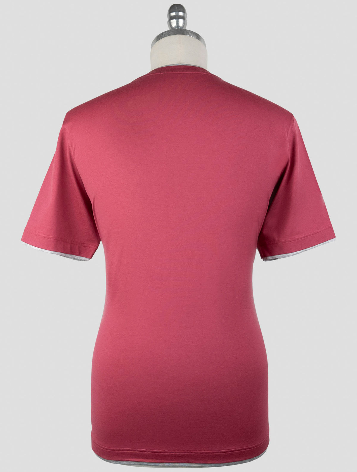 Gran Sasso Red Cotton T-Shirt 3