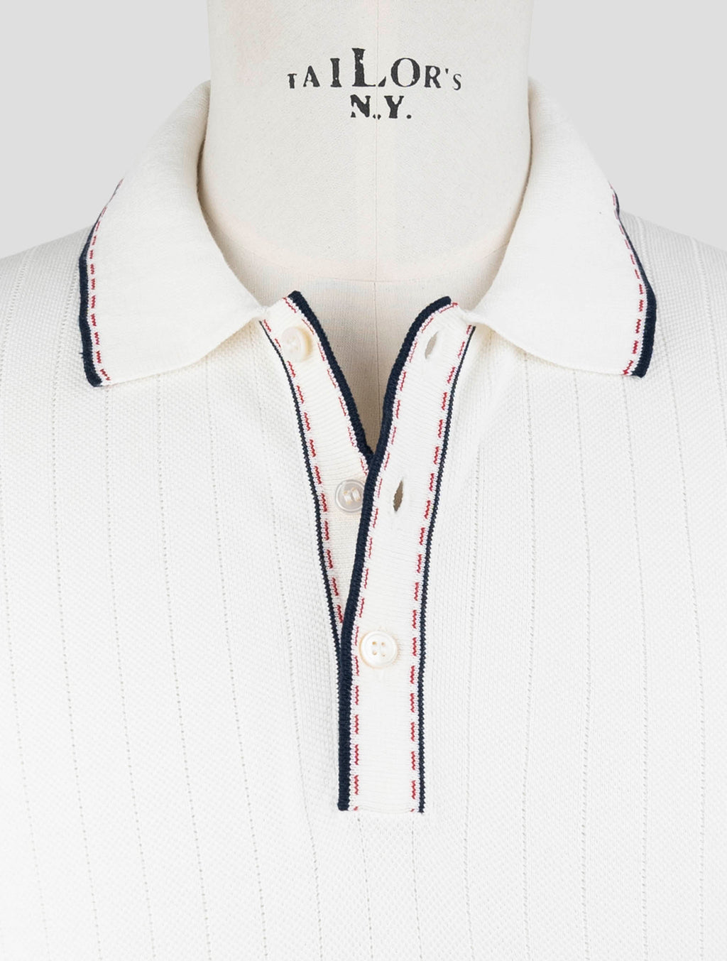 Gran Sasso White Cotton Polo 4
