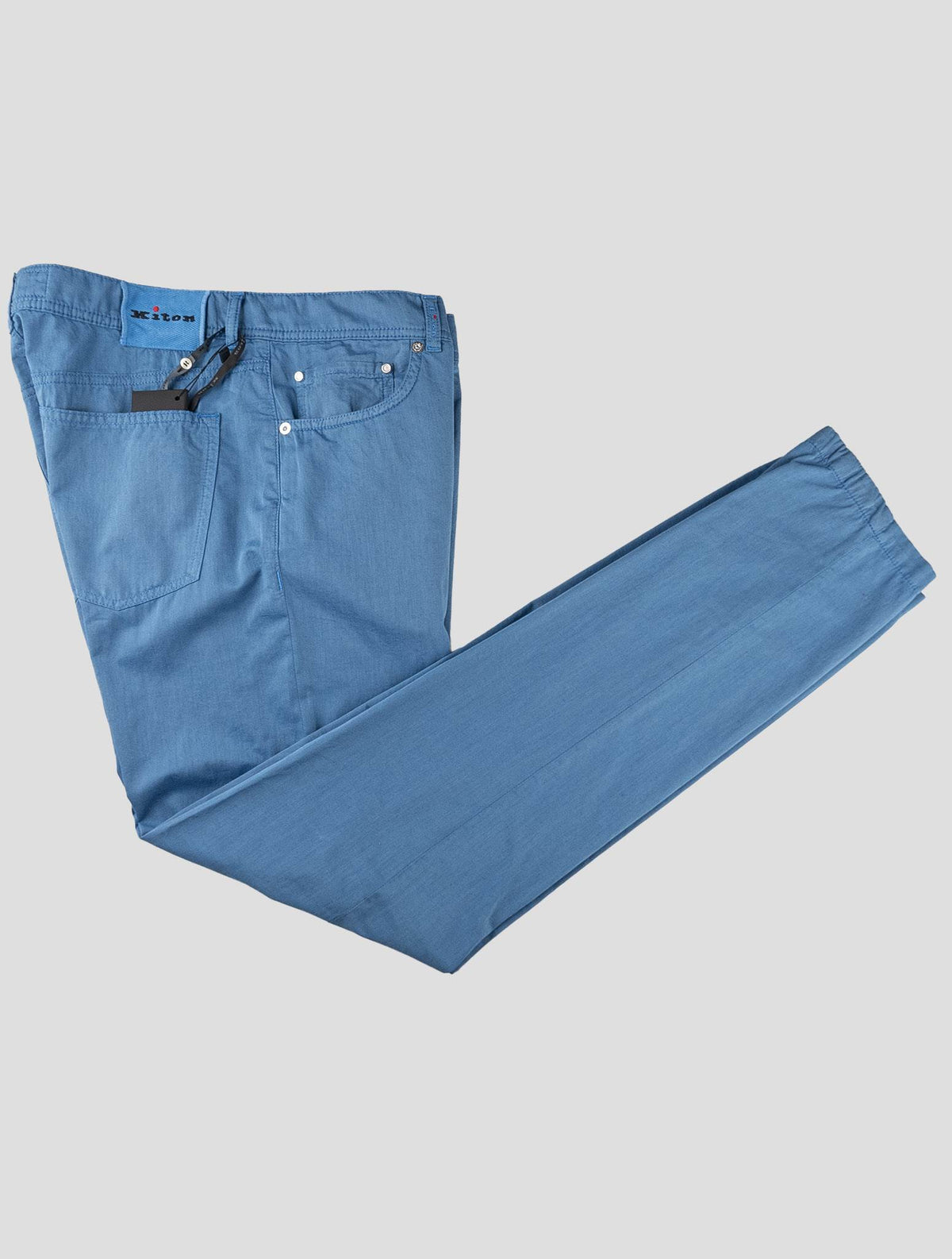 Kiton Light Blue Cotton Ea Jeans 4
