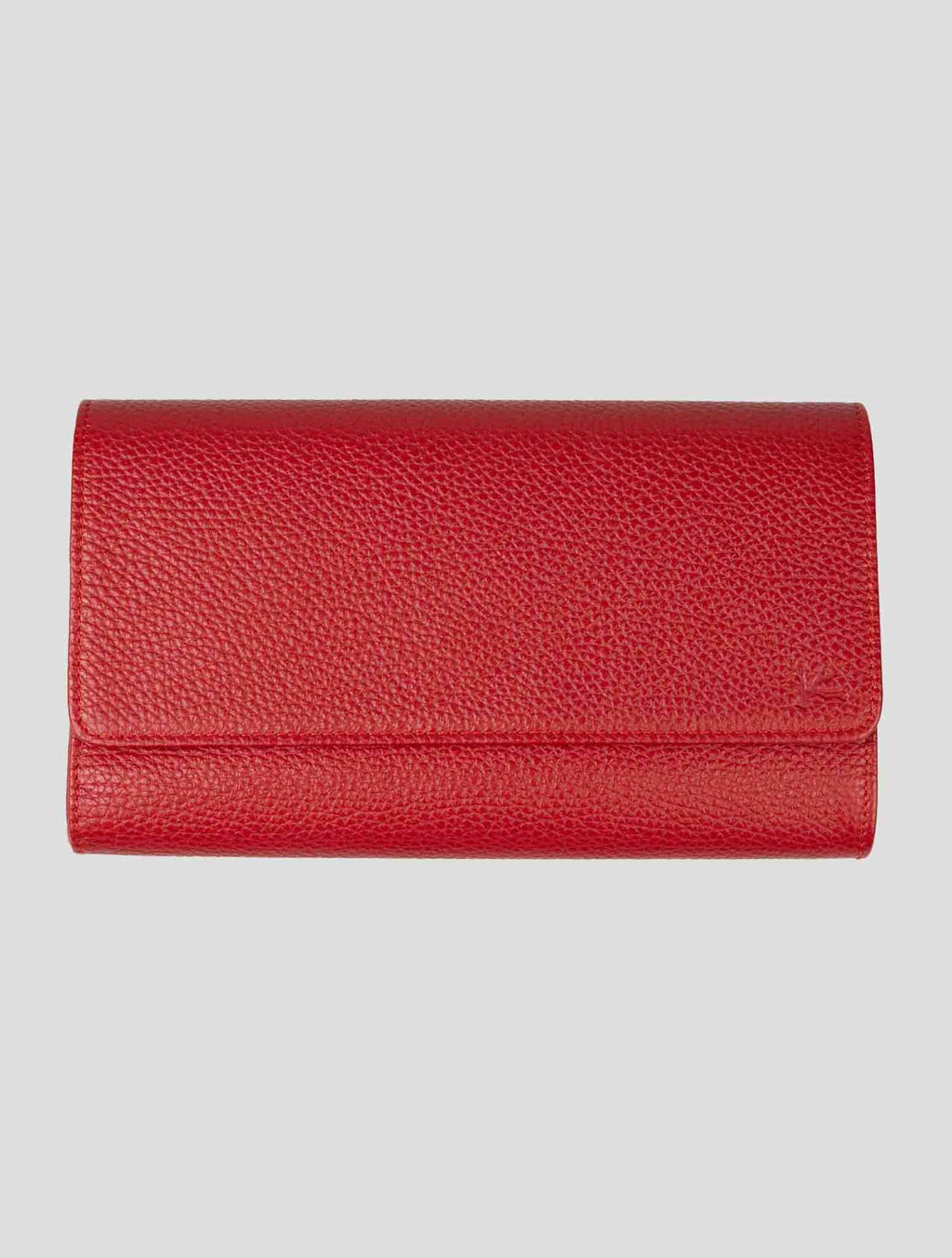 Isaia Red Leather Pochette 1