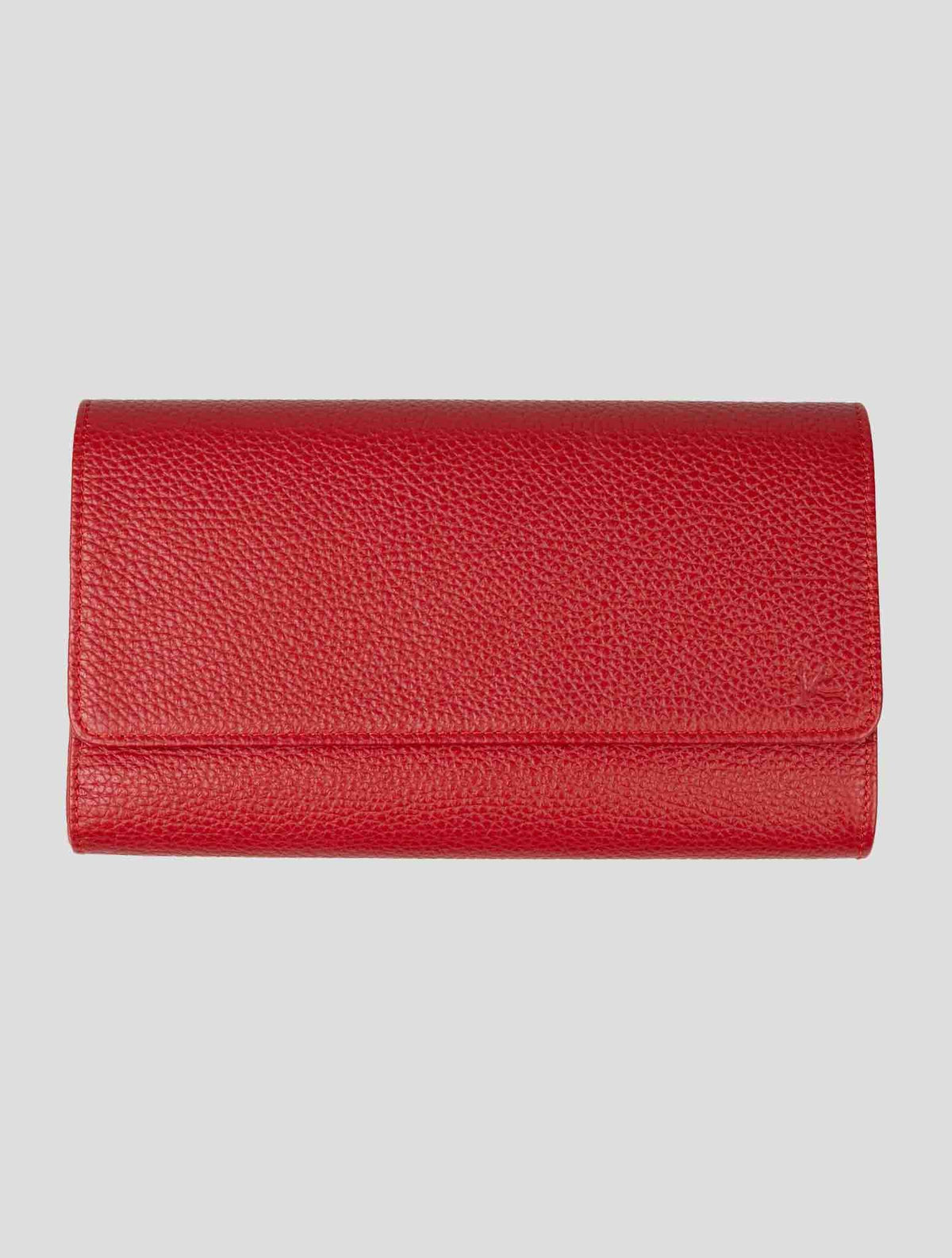 Isaia Red Leather Pochette 1