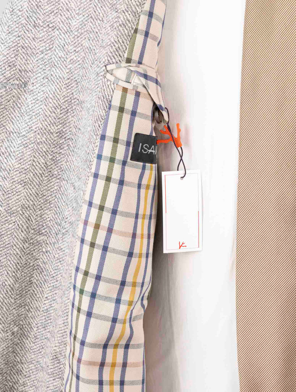 Isaia Gray Wool Overcoat 7